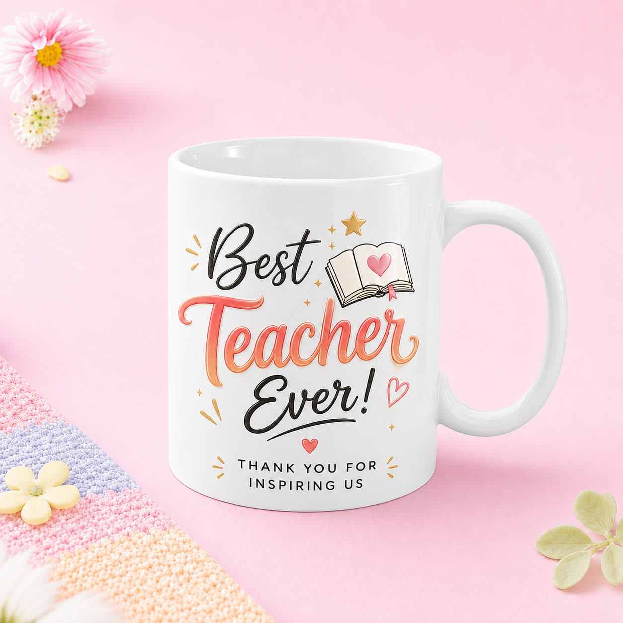 Best Teacher Ever mug, a Teacher's Day gift from Colour Crush